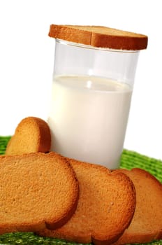 Rusks and milk