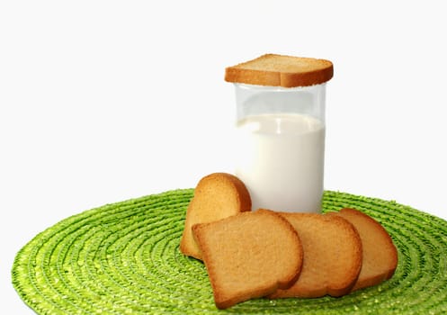 Rusks and milk