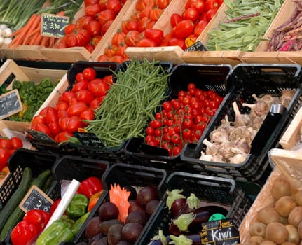 Market stall in Provence
