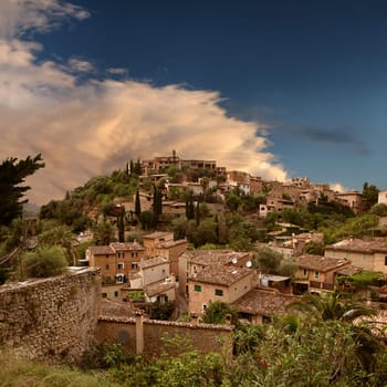 Mystical atmosphere in Deia (Mallorca)