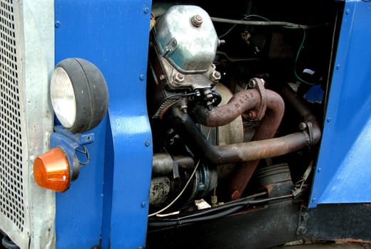 Detail tractor