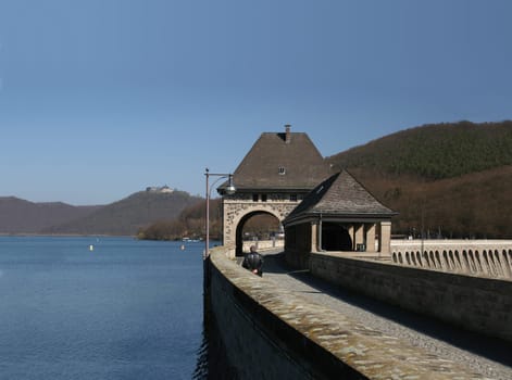 Edersee dam in northern Hesse