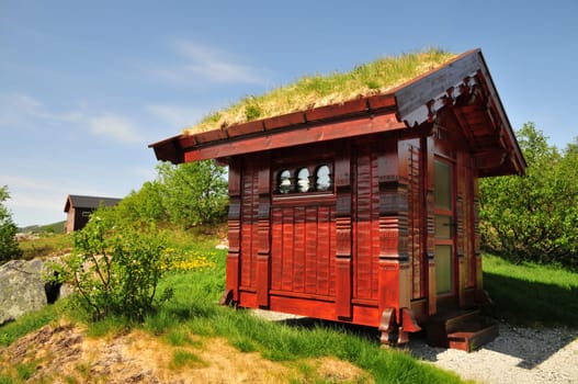 Small garden house in Norway.