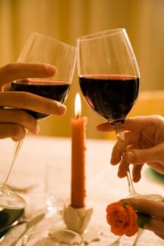 couple at restaurant
