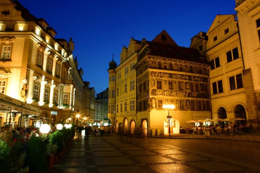 Prague - Old Town Square at the blue hour