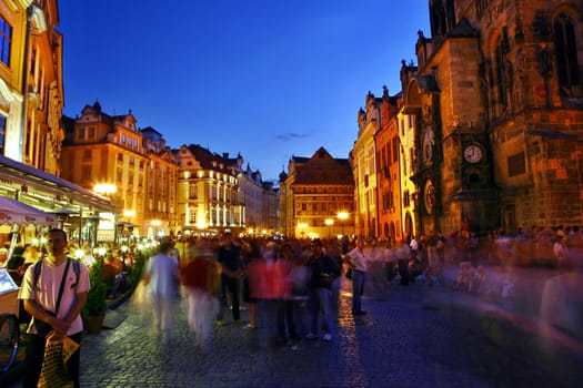 Prague - Old Town Square at the blue hour
