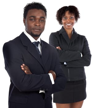 Couple of young executives