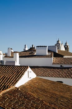 Roofs of the village of Monsaraz