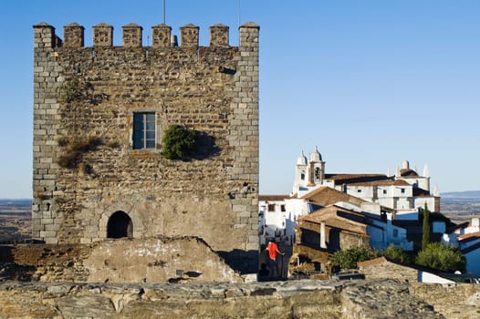 Donjon and the village of Monsaraz