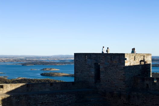 View over the Alqueva reservoir