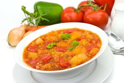Vegetable Soup Casserole