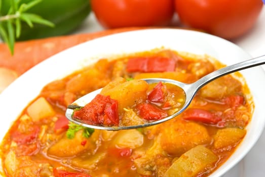 Vegetable Soup Casserole