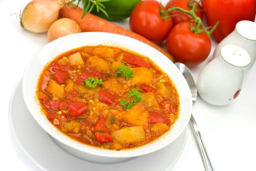 Vegetable Soup Casserole