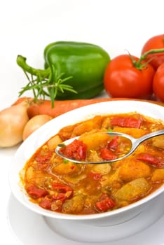 Vegetable Soup Casserole