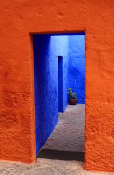 colorful entrance