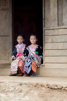 Laos Hmong Girl