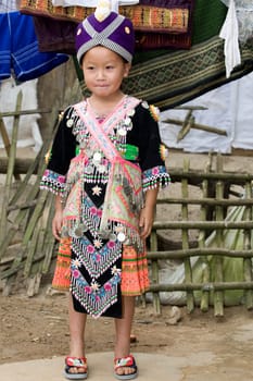 Laos Hmong Girl