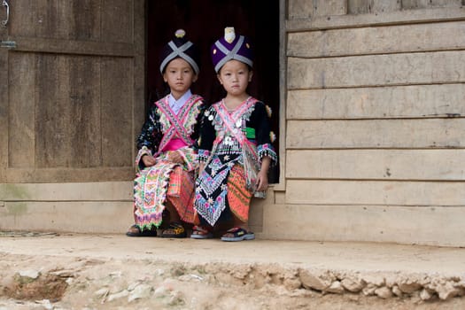 Laos Hmong Girl