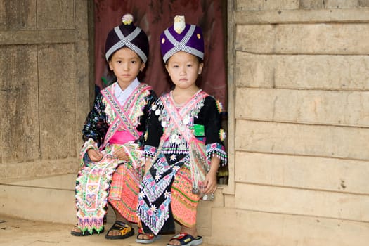 Laos Hmong Girl