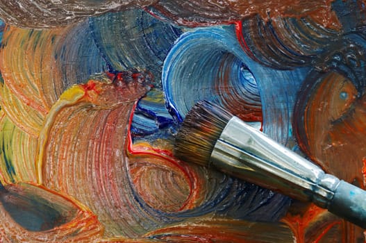 paint in oilscolours - craftsmanship
