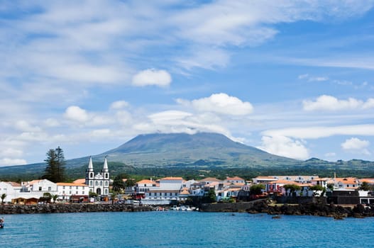 Village of Madalena in Pico island