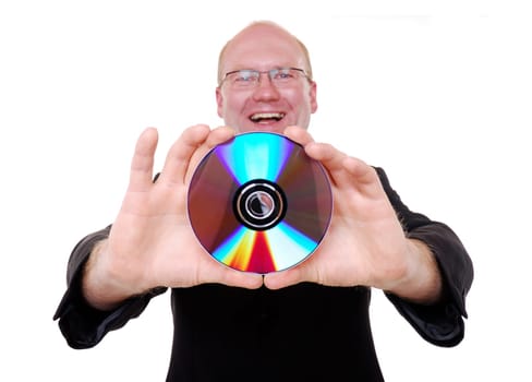 Man with CD