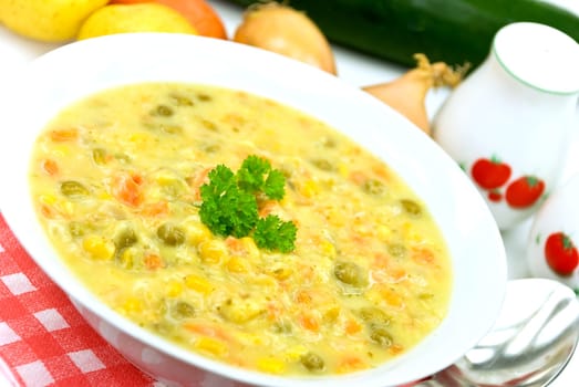 Pea-Vegetable Side Dish -Casserole