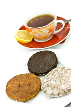 Tea with gingerbread