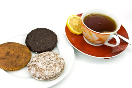 Tea with gingerbread