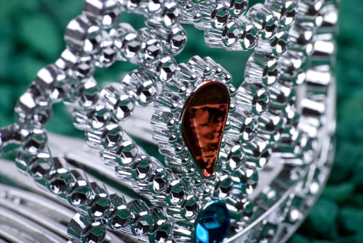 Crown with red emerald