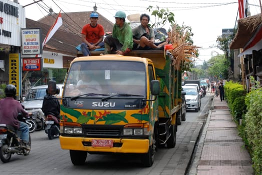 Everyday life in Ubud,Bali
