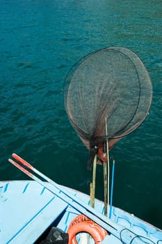 Detail of traditional fishing tackle