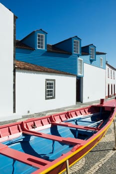 Traditional street of Lages do Pico