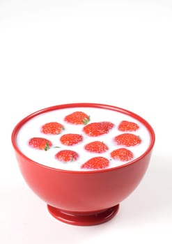 strawberry and milk