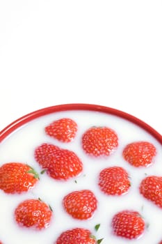 strawberry and milk