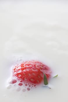 strawberry and milk