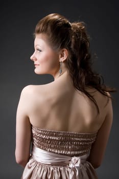 Portrait of young beautiful woman
