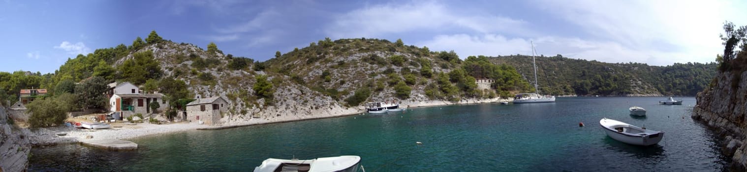 romantic sea bay