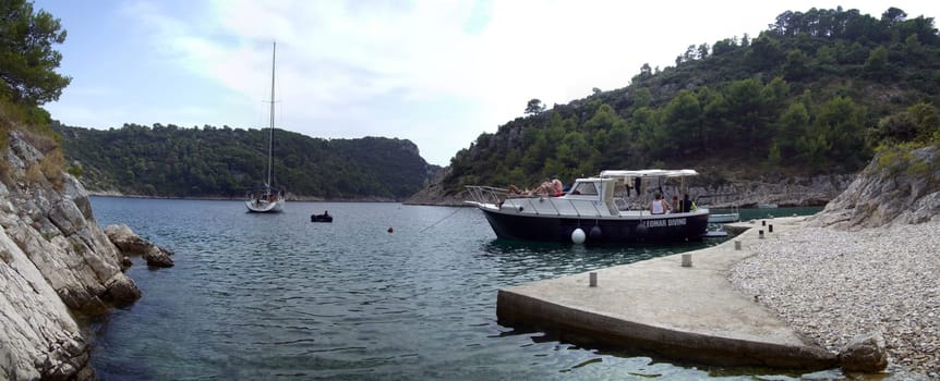 romantic sea bay