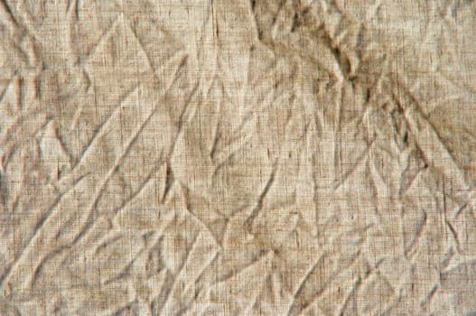 crumpled canvas