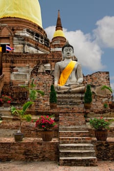 Buddha statue in Ayutthaya,Thailand