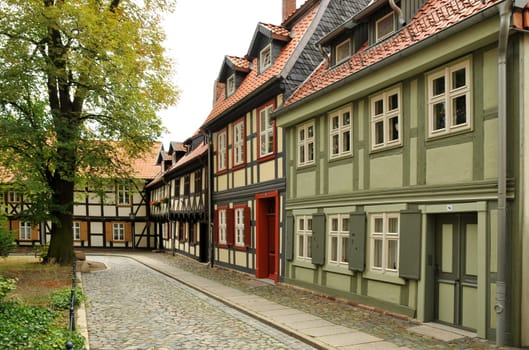Street in Wernigerode / Harz.