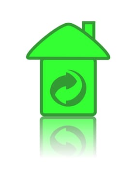 house and recycling