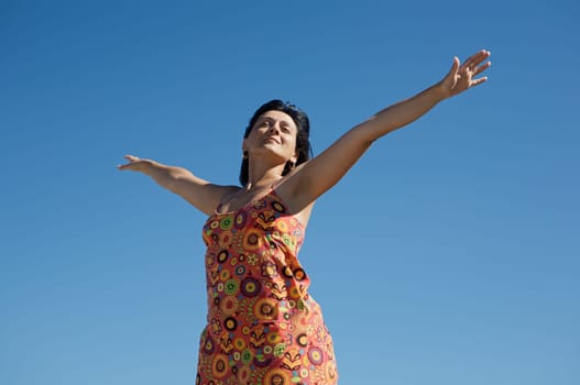 Photo of woman relaxing