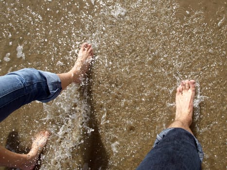 Mudflat hiking
