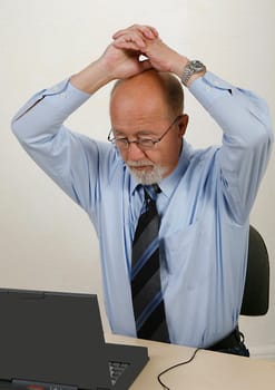 Senior at Labtop