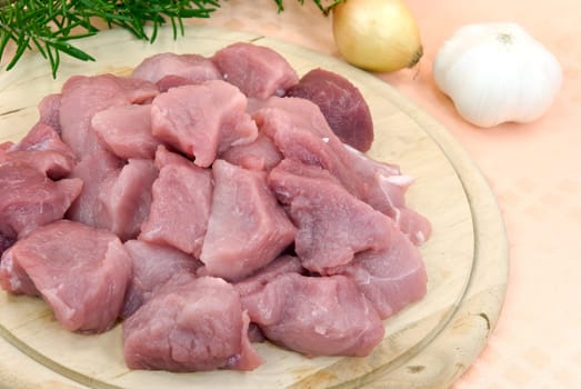 Pork - raw,sliced