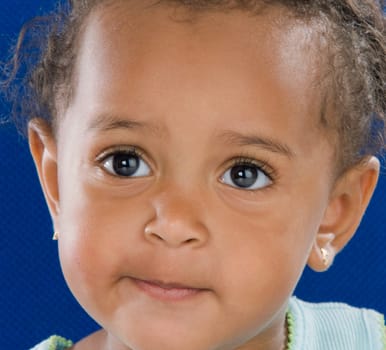 Adorable baby student