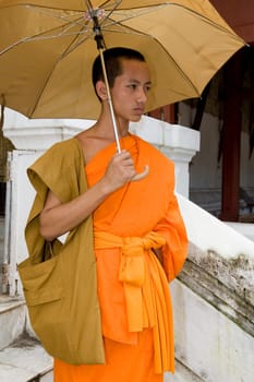 Buddhist monk in Luang Prabang,Laos