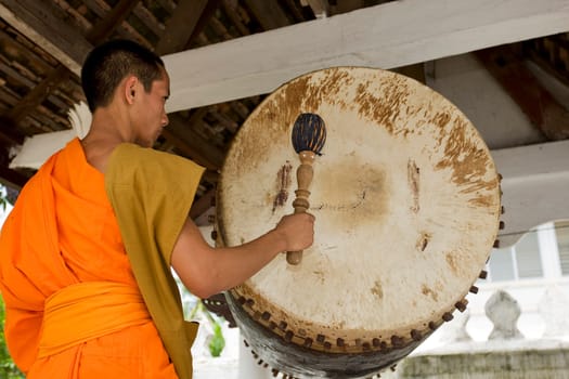 Buddhist monk in Laos